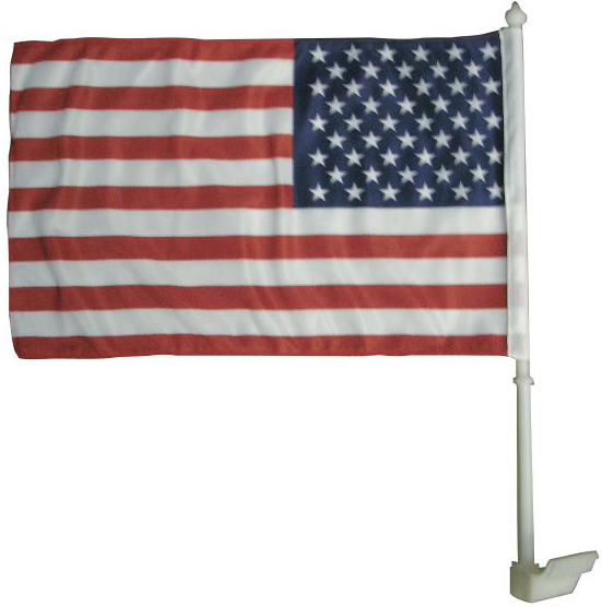 American Flag Car Window Flag