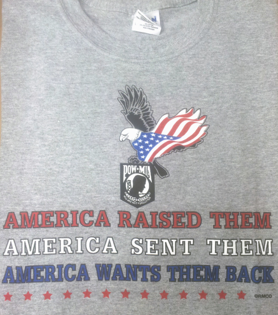 Pow-Mia America Raised Them T-Shirt