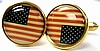 Patriotic American Flag Cuff Links