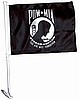 Black POW MIA Car Window Flag