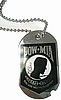 POW MIA Dog Tag Necklace